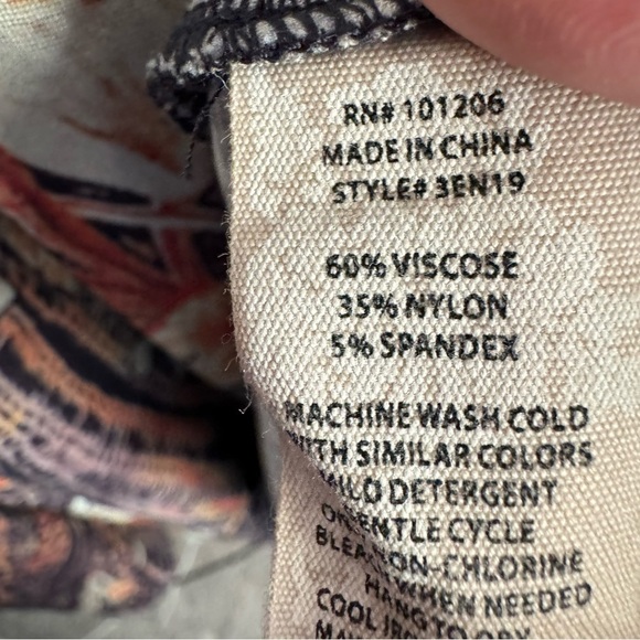 Soft Surroundings Adamoris Floral 3/4 Sleeves Long Midi Dress - Picture 5 of 8